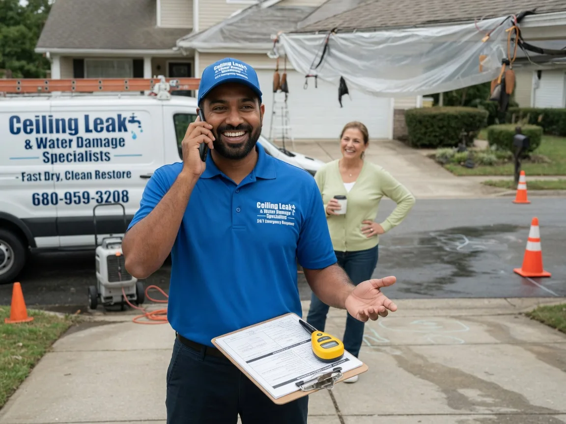 Ceiling Leak Cleanup Pleasant View, TN FAQs